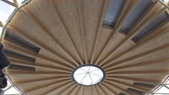 La cúpula de Les Arenes , es va inaugurar la setmana passada ROBERT RAMOS