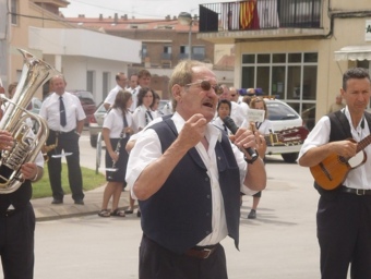 Josep Guarch, en una actuació a Deltebre durant la festa major del 2006 R. ROYO