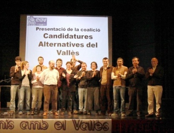 Final de l'acte polític de les CAV, divendres, amb candidats de les deu formacions a l'auditori del casal Pere Quart E.A