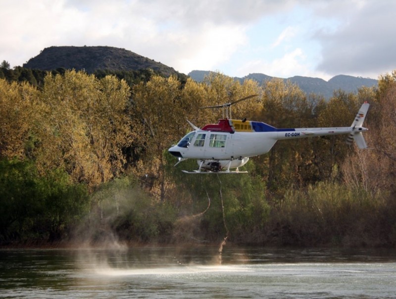 Els tractaments contra les larves es continuaran fent amb helicòpter. ACN