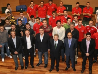 Imatge general dels jugadors participants en aquesta edició de premi de la Diputació.
