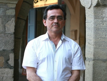 Xavier Targa, cap de llista d'ERC a Amer. MANEL LLADÓ