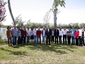 Els components de la llista del PSC de Deltebre. el punt