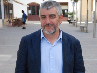 Josep Antoni Blanco, que encapçalarà la llista del PSC, fotografiat dimarts al centre de Ribes. M.L
