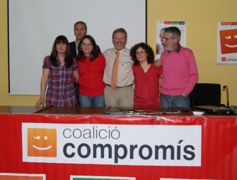 Alguns dels components del Bloc Compromís per Torrent. ESCORCOLL