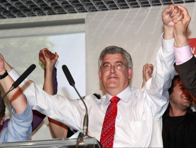 LLuís Serna en una imatge de la darrera campanya electoral. ARXIU