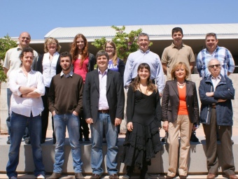 Els membres de l'única candidatura que s'ha presentat a Sant Pere Pescador.