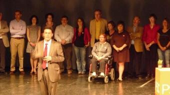 Francisco Romero, en l'acte central de la campanya electoral a Cal Bolet A.M