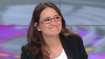 La candidata de Compromís, Mónica Oltra. REDACCIÓ