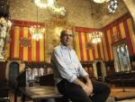 Ricard Gomà , fotografiat al Saló de Cent de l'Ajuntament de Barcelona aquesta setmana JOSEP LOSADA