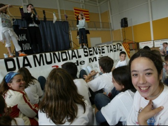 L'alumnat de Secundària assisteix a les jornades en una anterior edició. ARXIU