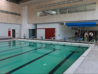 La zona de piscines, enllestida i en proves, funcionarà d'aquí a final d'any E.A