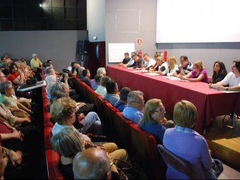 Els tres partits van presentar el cartipàs i les actuacions prioritàries ahir a la tarda. M.L