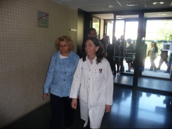 El CAP de Castellar del Vallès , durant una visita de l'anterior consellera de Salut, Marina Geli M.C.B