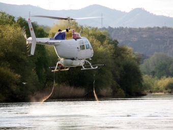 Els tractaments es fan amb helicòpter. ACN