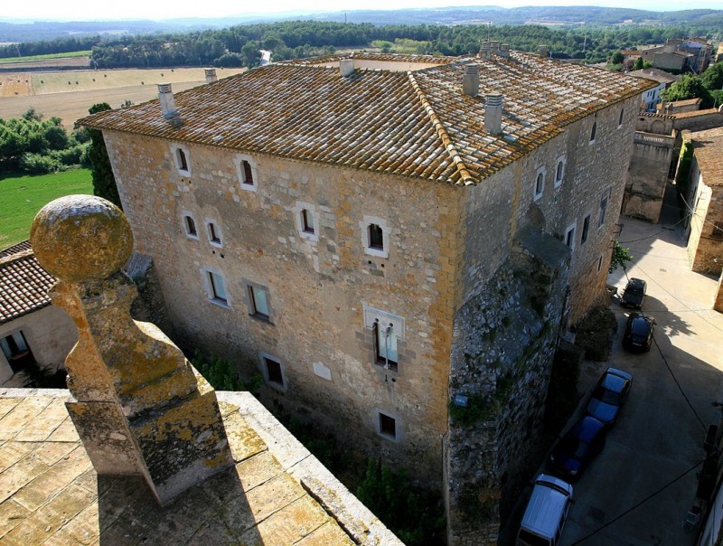 El castell de Sant Mori, on es denuncia que s'hi han fet les obres sense llicència M. LLADÓ