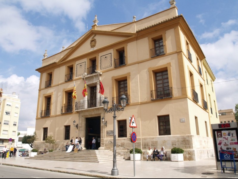Edifici principal del'Ajuntament de Paterna. ESCORCOLL