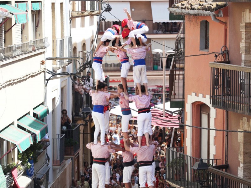 Cinc de vuit dels Xiquets de Tarragona E. MAGRE