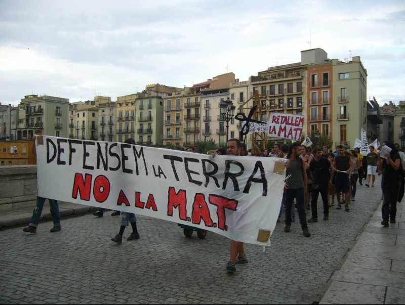 Manifestació a Girona contra la MAT. MAR VICENTE