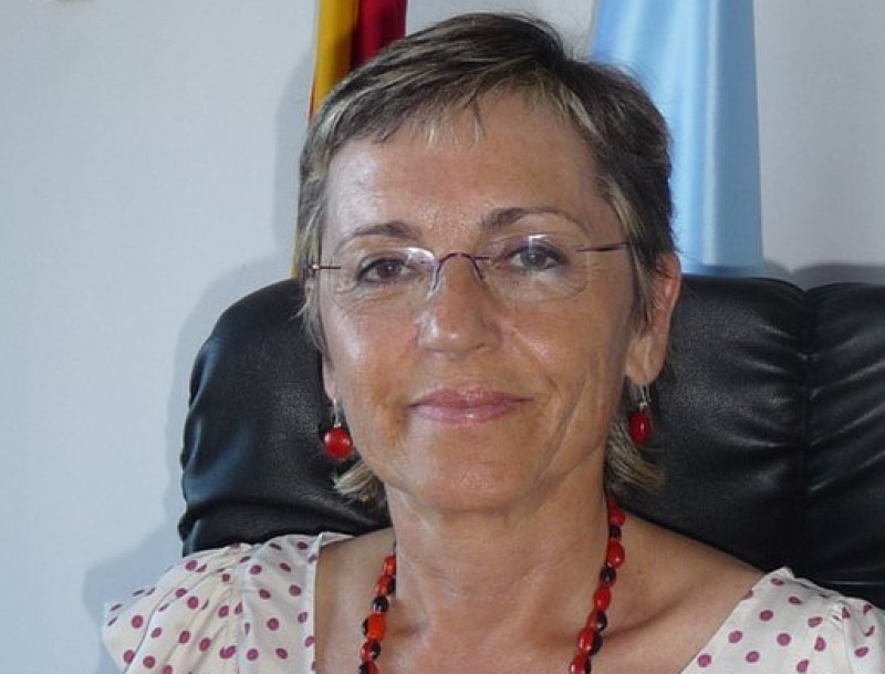 L'alcaldessa de Sant Pol, Montserrat Garrido. T.M