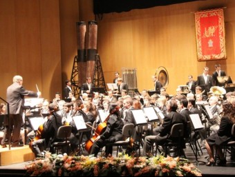 Concert de la banda Simfònica de la UMT a l'Auditori. EL PUNT AVUI