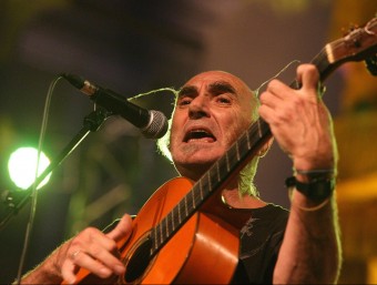 Pau Riba, en l'espectacle Dalí canta el setembre passat a Figueres  LLUÍS SERRAT