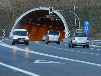 El sistema de túnels de l'eix Vic-Olot pot veure ara incrementat el nombre de camions que l'utilitzen J.S