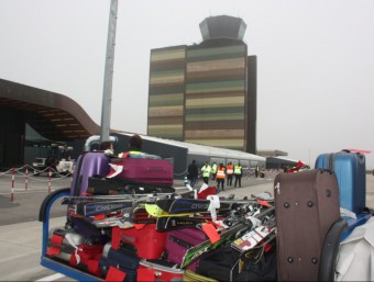 L'aeroport de Lleida-Alguaire, en proves per als esquiadors britànics SALVADOR MIRET / ACN