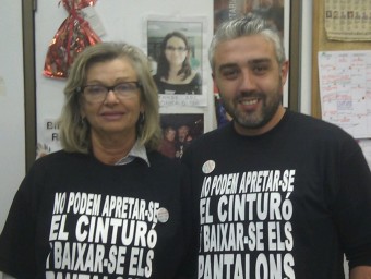 Loles Ripolli Juan Manel Ramón són els regidors de Compromís a l'Ajuntament. EL PUNT AVUI
