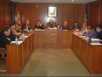 Reunió dels regidors i regidores de l'Ajuntament en sessió plenària. B. SILVESTRE
