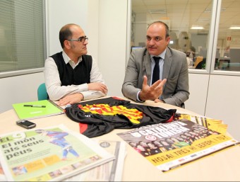Andreu Subies va visitar ahir la redacció de El 9 Esportiu ANDREU PUIG