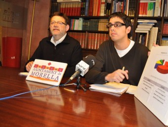 Ximo Puig i Rhamses Ripollés en conferència de premsa. EL PUNT-AVUI