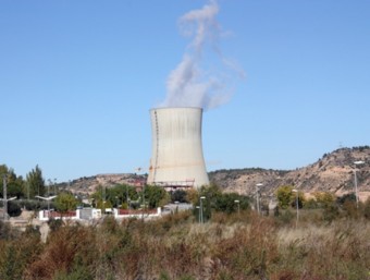 Vista de la central nuclear d'Ascó, en una imatge d'arxiu ANAV / ACN