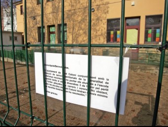 Una escola de Sant Celoni recomana als pares que no portin els alumnes a classe J. RAMOS