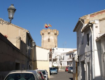 Torre àrab de Paterna al nucli antic de la vila. ESCORCOLL