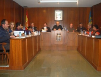 Sessió plenària de l'Ajuntament de Banyeres de Mariola. B.SILVESTRE