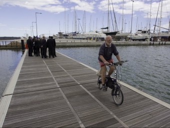 El moll dels Alfacs ocupa una superfície de més de 100.000 metres quadrats. JOSÉ CARLOS LEÓN