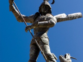 Monument a St. Jordi a Banyeres de Mariola. B.S