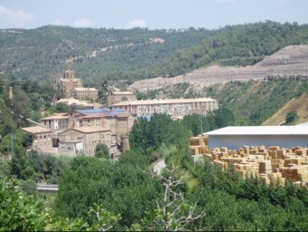 Colònia industrial de Cal Pons, a Puig-reig.  ARXIU / JOAN RUEDA