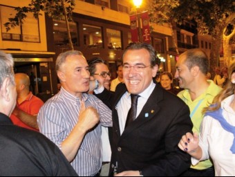 Arturo Torró en campanya electoral EL PUNT-AVUI