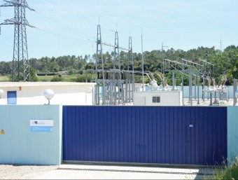 La subestació elèctrica d'Endesa a Fonteta, que segons una sentència del TSJC ha de ser desmantellada LLUÍS SERRAT