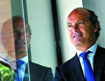 Jordi Ribé, fundador i president de Ribé Salat, a les oficines de l'empresa a la Diagonal de Barcelona.  QUIM PUIG