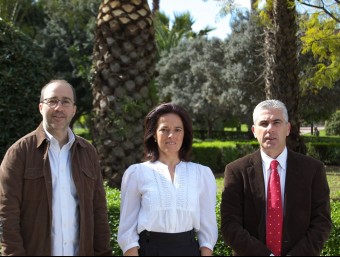 Diego Gómez, Adelaida Pau i Carles Aranda. EL PUNT AVUI