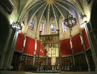 Interior de la catedral de Solsona, municipi que acull un nombrós patrimoni de l'Església M. LLADÓ / ARXIU