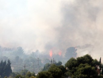 Incendi prop de Canyelles ACN