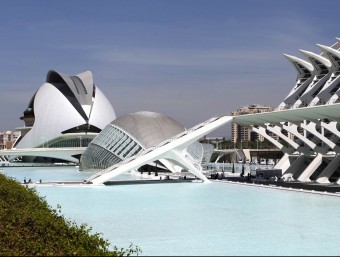 Edificis de Calatrava al vell llit del Túria de València. J. CUÉLLAR