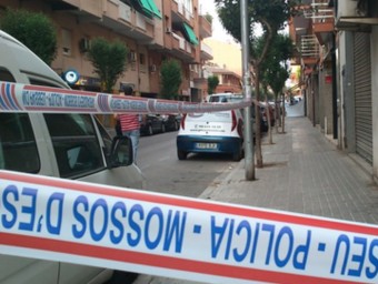 Els Mossos han acordonat el lloc on s'ha produït el tiroteig ACN