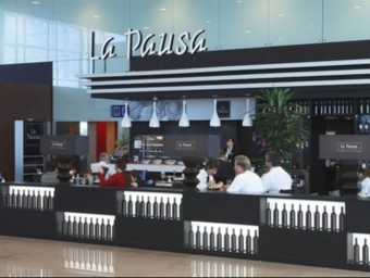 La Pausa és un dels establiments d'hostaleria que la multinacional catalana Areas té en alguns aeroports ARXIU