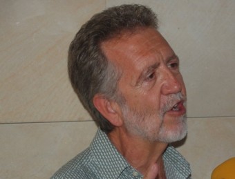 Jordi García Vilar és l'autor i director de l'obra que es representa a Banyeres de Mariola cada tres anys. B. SILVESTRE
