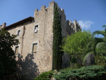 Imatge del castell de Vilassar de Dalt del qual s'han pogut visitar els exteriors el cap de setmana. T.M